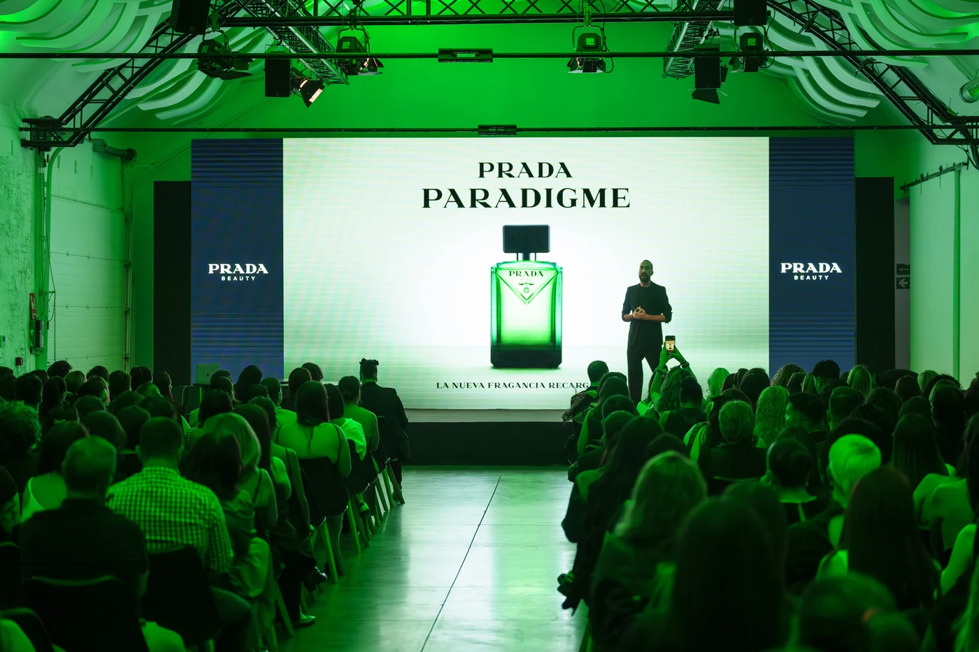 Prada Beauty · Presentación Prada Paradigme, Madrid y Barcelona · fotografía 1 de 10 por Mondelo Media